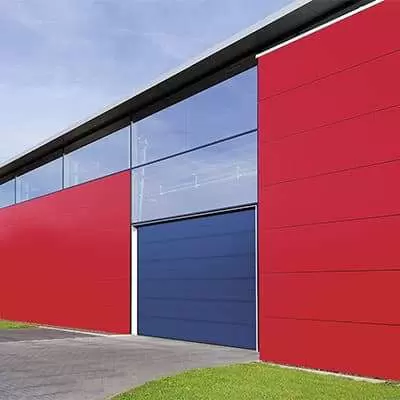 Промышленные ворота цвет антрацит