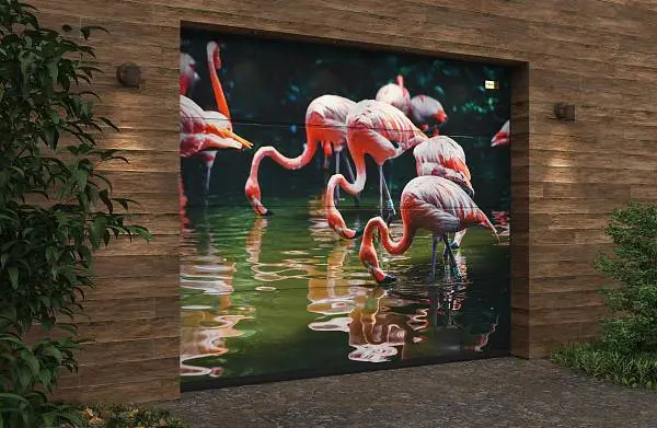 Скидка 5000 рублей на секционные ворота Prestige с цифровой печатью